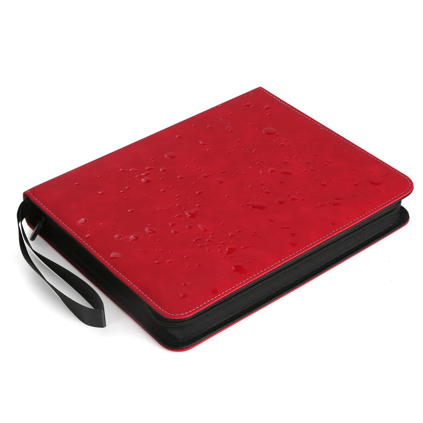 GERMUN 720 Card Binder  enhanced Trading Card Binder  9 Pocket Double Sided Pocket PU Card Collection Binder  Collector Card Album  Card Folder for MTG  TCG  Sports Cards  Game Cards (Red)