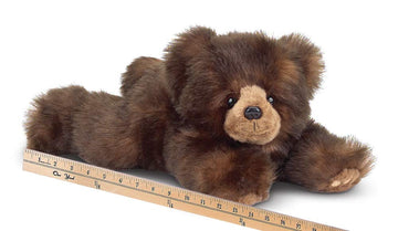 Bearington Snuggly Ben Plush Stuffed Animal Brown Grizzly Bear, 14'