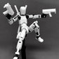 Altuco T13 Action Figure With Lots Of Accessories,3D Printed Multi-Jointed Titan13 Figure,White Dummy 13 Desktop Decorative Toy