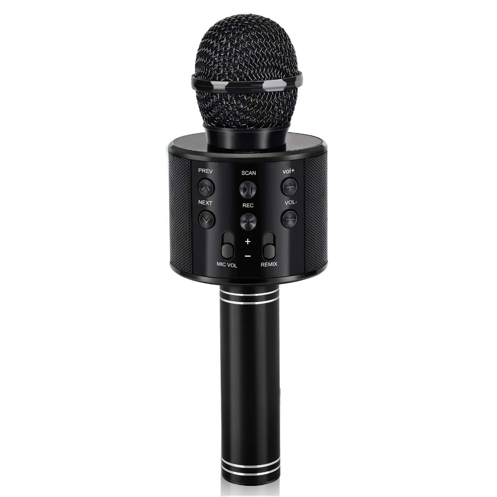 Dodosky Kids Toys Age 3-12, Karaoke Microphone For Kids Birthday Presents Gifts For 5 6 7 8 9 10 11 12 Year Old Girls Boys Toys For 4-11 Year Old Girl Boy Teen - Black