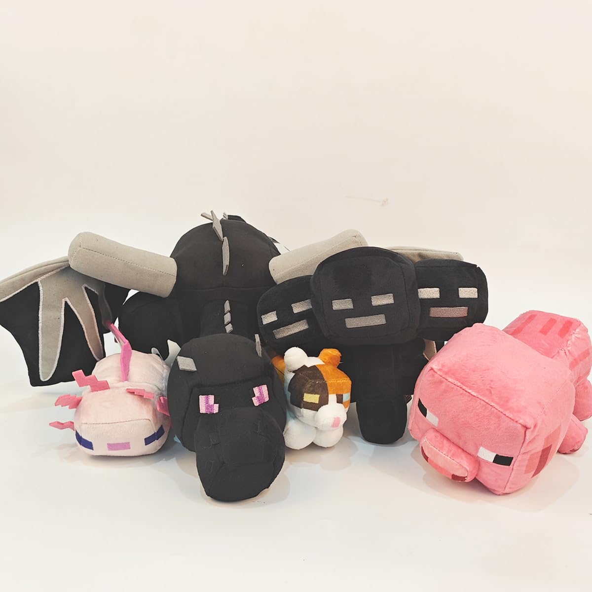 Pixel-Style Game Basic Plush Character Soft Toy  Video Game-Inspired Collectible Plushies Gifts for Kids & Fans (Wither Storm)