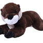 Wild Republic Ecokins River Otter Stuffed Animal 12 Inch, Eco Friendly Gifts For Kids, Plush Toy, Handcrafted Using 16 Recycled Plastic Water Bottles