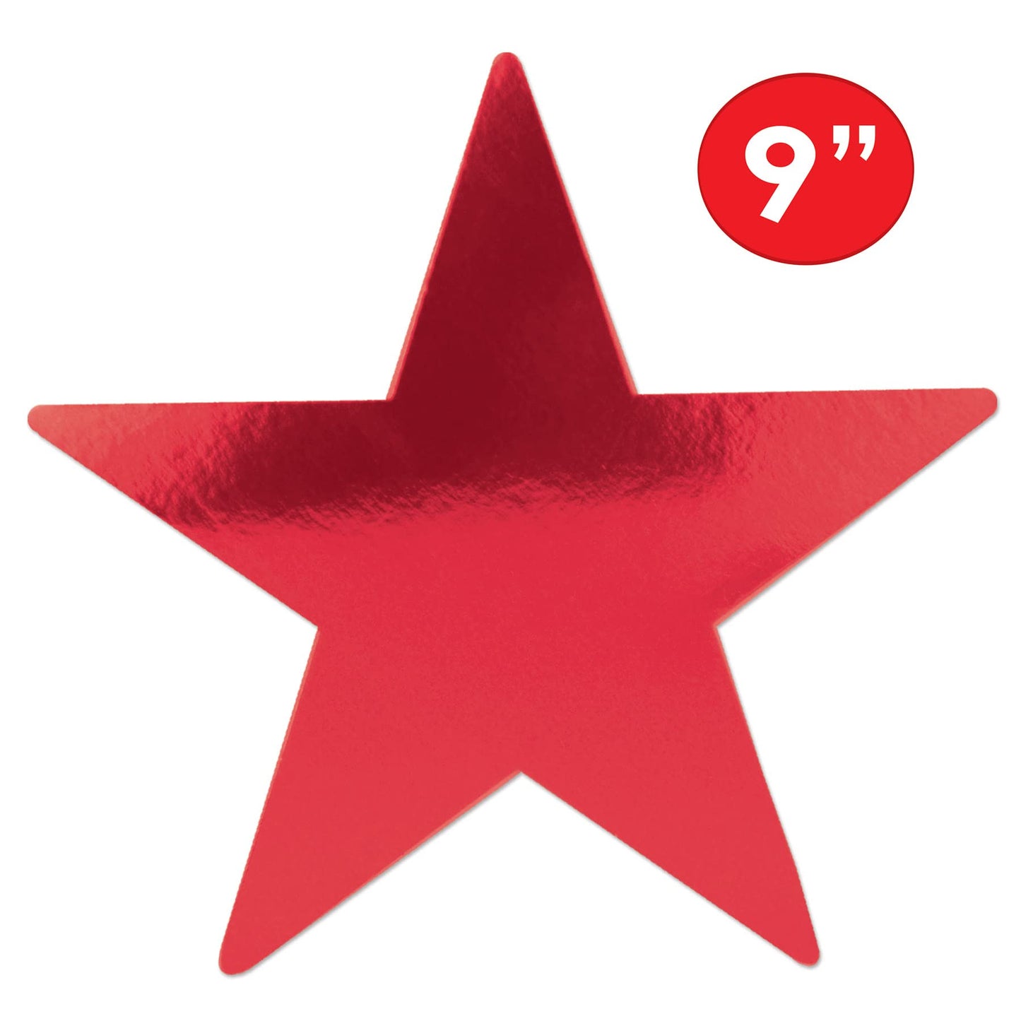 Beistle 36 Piece Durable Paper Red Star Cut Outs For Christmas New Year Hanging D  cor Birthday Party Classroom Bulletin Board S