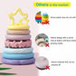 7 Pcs Stacking Toys Baby Toys, Toddler Montessori Sensory Soft Rings Stacker, Teething Infant Toy With Learning, Newborn Essentials Gifts For 6 9 12 18 Months One 1 Year Old Boys Girls