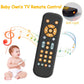 Koesmg Baby Tv Remote Control Toy With Light And Sound, Early Educational Music Toy With English/French/Spanish, Gift Toy For 6