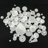 72PCS Small Motor Gears Plastic Gears for Motor RC Car Model Toy DIY Helicopter RC Toy Gear Replacement Module 0.5