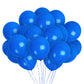 Treasures Gifted Matte Royal Blue Balloons (36), 12 Inch, Premium Latex, Navy, Water & Helium Use, Baby Shower, Gender Reveal, W