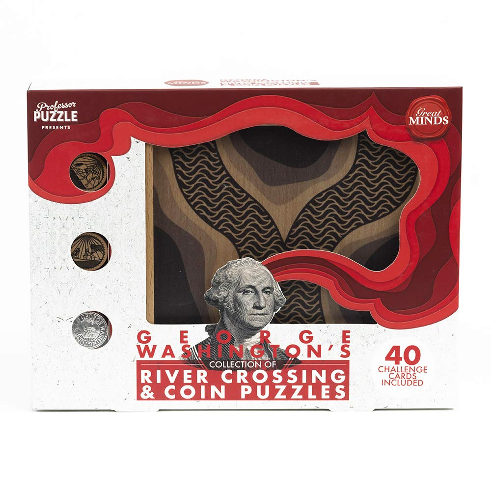 George Washington Coin Challenges 3D Brain Teaser Puzzle