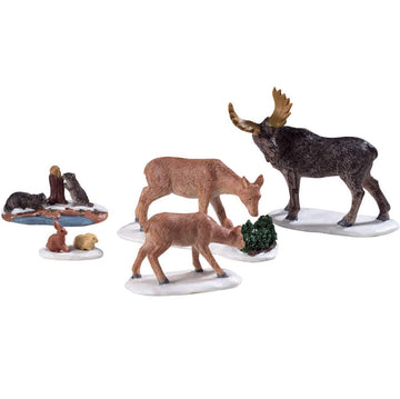Lemax Wild Animals, Set Of 5