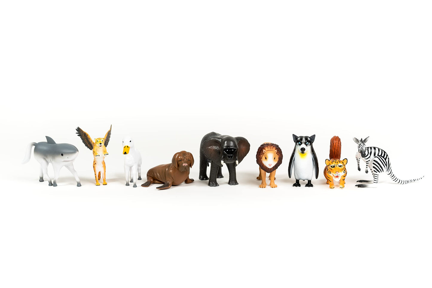 Randimals Lion Figurine Toy Hamster Face 5   enhanced Hard Rubber Animal Action Figure Toy  Hybrid Friend Encourages Adventure & Imagination
