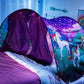 Winvin Magic Playhouse Tents Fantasy Fun For Kids,Foldable Play Tents, Pop Up Indoor Bed Tents,Magic Playhouse Princess Secret Castle,Birthday For Girls (Horse With Remote Light)
