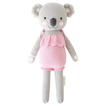 Cuddle + Kind Claire The Koala Regular 20'' Hand-Knit Doll - 1 Doll = 10 Meals, Fair Trade, Heirloom Quality, Handcrafted In Per