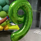 Paticool 40 Inch Green Number Balloon 9, Large Number Foil Balloons Mylar For Girl Boy Birthday Party Celebration Decorations Su