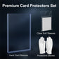 25 Count 55pt Card Sleeves Hard Plastic, Includes 25 Count 55pt Clear Soft Sleeves, 3x4 Card Protectors Hard Plastic Perfect for