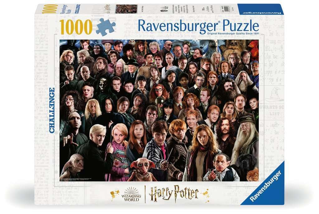 Ravensburger Harry Potter 1000 Piece Jigsaw Puzzle - Multi Color, Cardboard, Model 12000457, Handcrafted in Germany