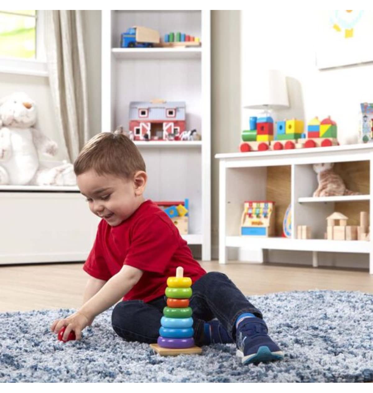 Melissa & Doug Rainbow Stacker, 1 Ea