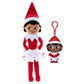 The Elf on the Shelf Plushee Pals Snuggler 12" Dark Tone Plush Toy with 4" Clip On - Model PPSESGD2-PPMINIGIRD