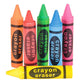 Lot Of 36 Assorted Color Crayon Shaped Erasers