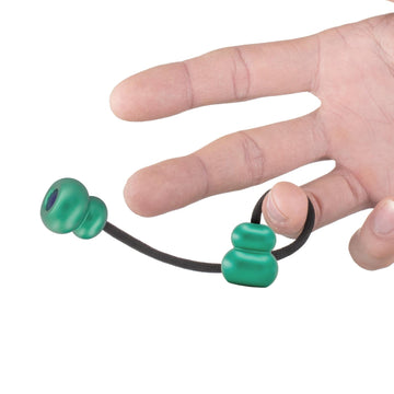 Fidget Beads - Worry Fidget Beads Spin & Bump - Made Of Aluminum Alloy - For Men Women Youngs Skill Players Creates A Bit Of Magic For You (Cala-Green)