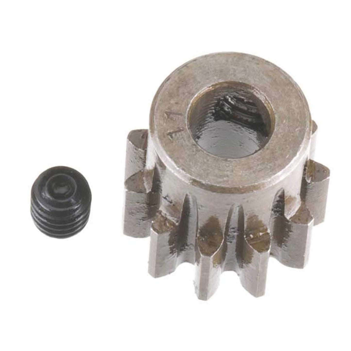 Robinson Racing 1211 Extra Hard High Carbon Steel Motor Pinion Gear, 5Mm Bore, 1.0 Mod Pitch, 11 Tooth