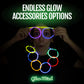 300 Ultra Bright Glow Sticks Bulk - Halloween Glow In The Dark Party Supplies Pack - 8' Glowsticks Party Favors With Bracelets And Necklaces