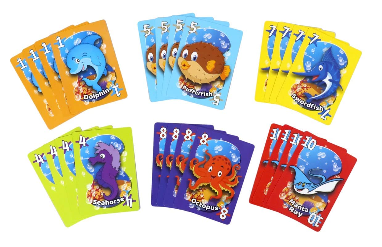 Regal Games - Go Fish, Garbage Monsters, Highway Hunt Card Games Set - Family-Friendly, Fun Card Games - Search & Find, Matching