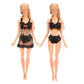 Barwa Doll Pajamas Sleep Suit Sleepwear Clothes Compatible For 11.5 Inch Girl Doll (4 Sets)