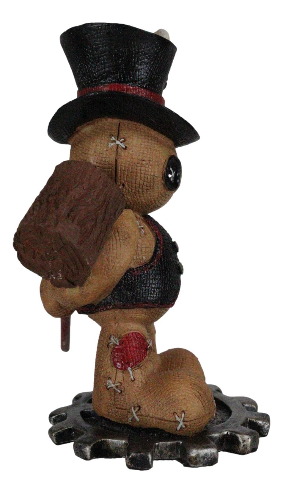 Ebros Day Of The Dead Pinheadz Monster With Voodoo Stitches Figurine Halloween Collectible Toy Statue Fantasy Mythical Beings Undead Apocalypse Horror Icon (Mallet Max)