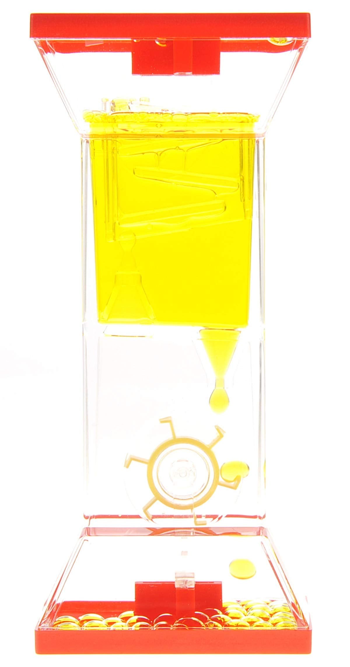Az Trading & Import Tg02-Yellow Liquid Motion Bubbler, Multicolor