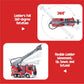Remote Control Tractor and Trailer Set RC Kids Tractor Toy Front Loader Farm Truck Toddler Farm Toys with Lights and Sound, Meta