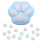 Cat Paw Squeeze Toys, Plastic Taba Soft Cat Paw With 10 Mini Fluffy Balls Novelty Kawaii Jelly Kitty Paw Soft Relaxing Animals F