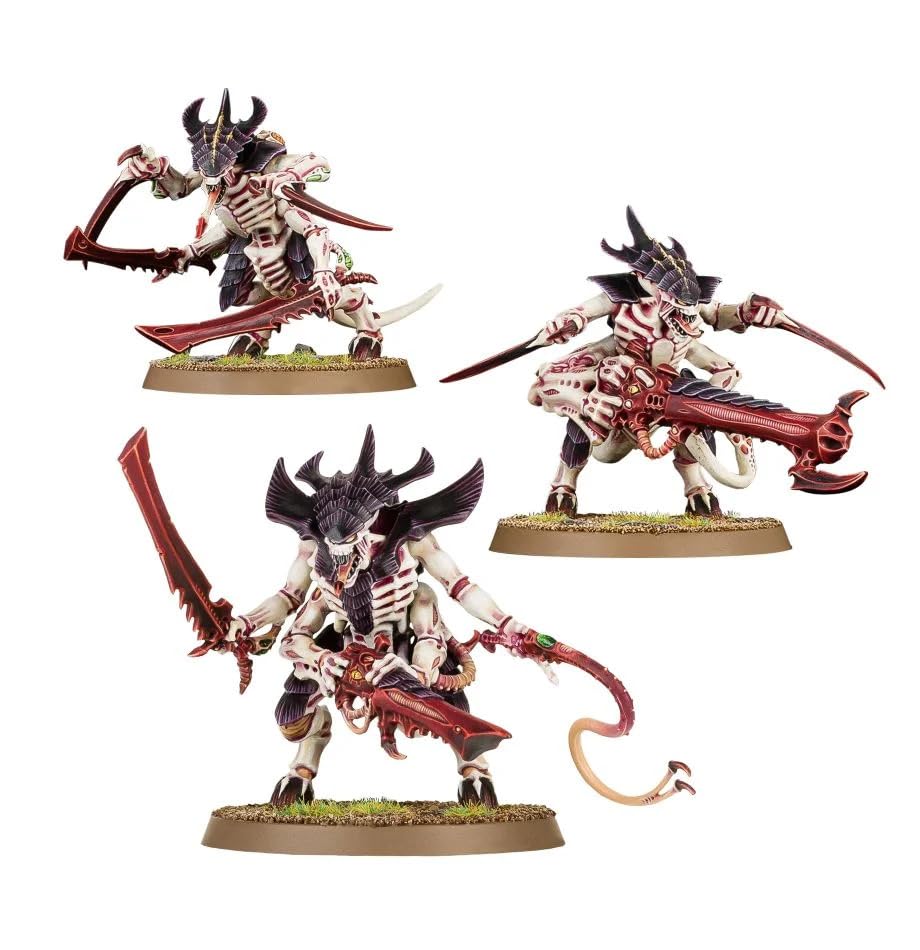 Games Workshop Warhammer 40k Tyranids Warriors - One Size Multicolor Plastic Model 99120106058