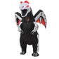 Aiwendish Inflatable Skeleton Dinosaur Costume For Kids 8-10-12 Year Blow Up T-Rex Cosplay Trex Jumpsuit Dragon With Wings For H