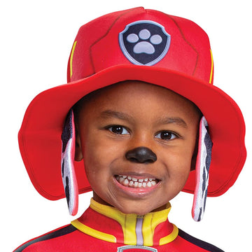 Disguise Paw Patrol Marshall Costume Hat And Jumpsuit For Boys, Paw Patrol Movie Character Outfit With Badge, Classic Toddler Size Large (4-6)