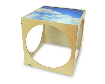 Whitney Brothers WB0212: Acrylic Top Play House Cube, Natural UV