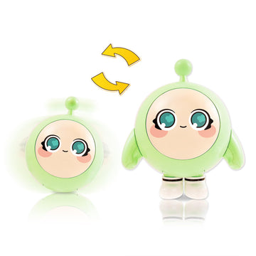 A Alpha Eggy Party Toys, Minty Action Figures Transformer Toys, 2-In-1 Eggy Wobbler Toys To All Ages, Cute Tumbler Toys For Kids