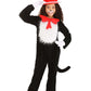 Cat In The Hat Kids Costume Medium Black