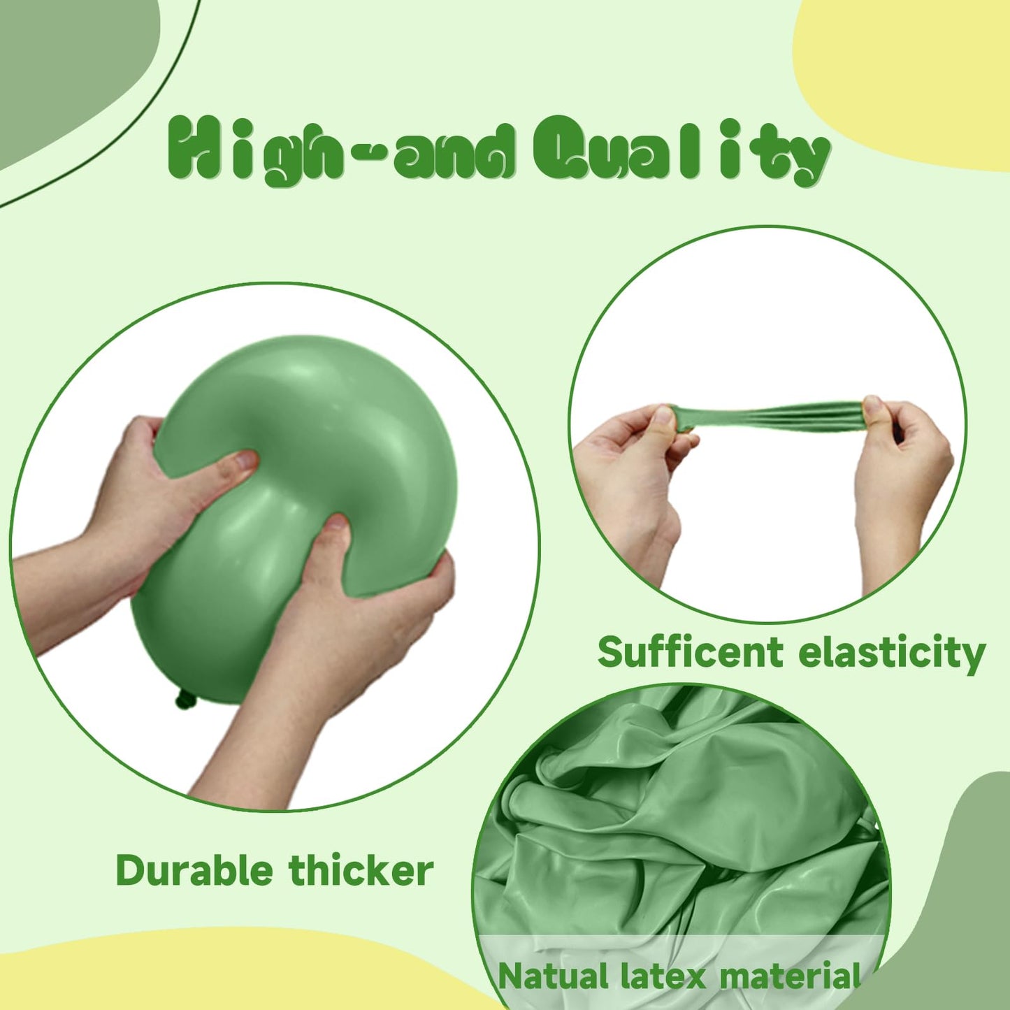 Sage Green Gold White Party Balloons 84Pcs Gold And Olive Green For Wedding Engagement Anniversary Baby Shower Birthday Supplie For 16Th 18Th 21St 30Th 40Th