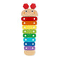 Melissa & Doug Caterpillar Xylophone Musical Toy With Wooden Mallets 15.25' X 6.5' X 1.5 - For Toddlers,Ages 3+,Blue