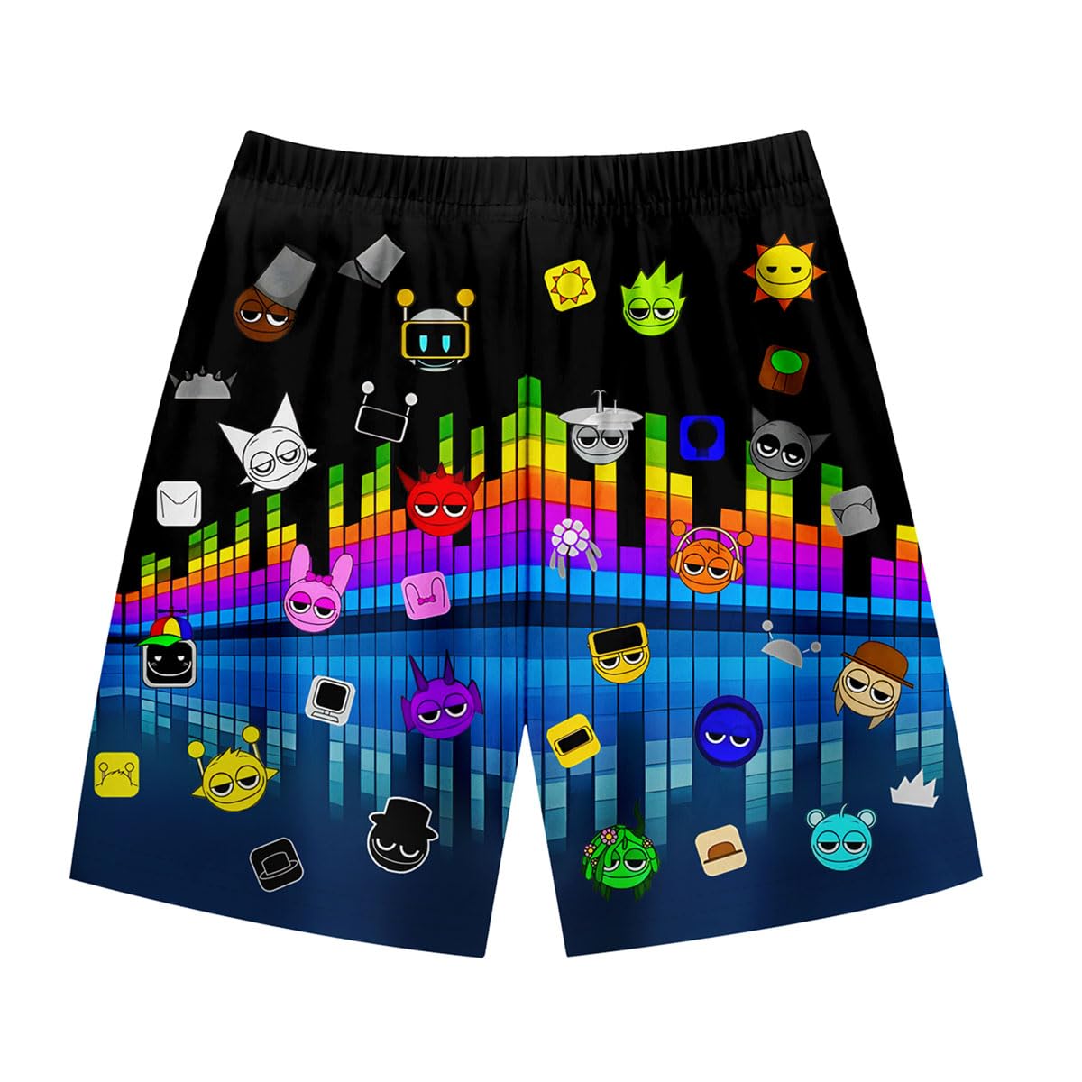 Ajajvoe Boys Girls Sprunki Pants Set Kids Sprunki Clothes Sprunki Clothes Outfit Black