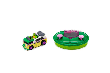 Teenage Mutant Ninja Turtles 3" Micro Shell Racer RC Vehicle, Donatello, 2.4 GHz, Clear Plastic, Ages 5+, Model 71032