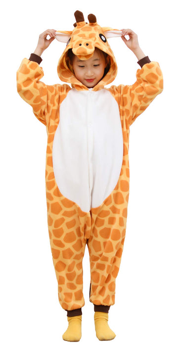 KIANMACAR Kids Animal Onesie Pajamas Halloween Costume Cosplay Sleepwear (Age:Over 8 Years Old)
