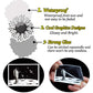 QTL Black and White VSCO Stickers for Teens Cute Stickers for Water Bottles Laptop for Girls Waterproof Vinyl Pack 50Pcs