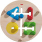 HABA Wooden Motor Skills Board - Farm-Themed Fine Motor Skills Toy, Double-Sided, Birch & Beech, Ages 1-2, Color Recognition Activities
