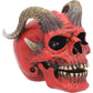 Nemesis Now Tenacious Demon Skull Figurine 13.3 Centimeter,Red