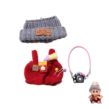 2025 New Clothes For Labubu Outfit, Exquisite Accessories For Labubu,Cute Clothes Set For 17 Cm Labubu Accessories (#D)