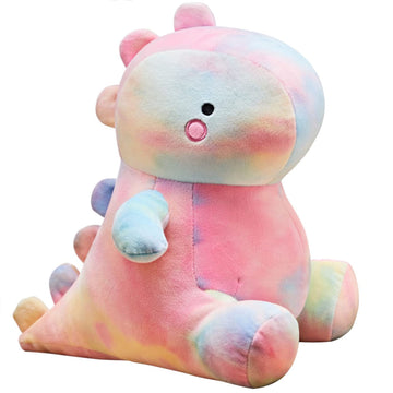 Vhyhcy Cute Dinosaur Plush Toys, Fat Dinosaur Stuffed Animals Toys Dolls, Soft Plush Stuffed Animal Dino Plushie, Birthday Gifts For Kids Girls Boys Colorful 12 Inch