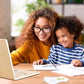 Todller First Wooden Laptop - Montessori Play & Learn Set