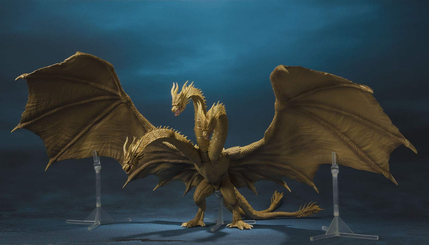 Tamashii Nations Bandai S.H. Monsterarts King Ghidorah 2019 'Godzilla: King Of The Monsters Action Figure