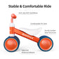 Bammax Baby Balance Bike For 1 Year Old Toddler, Riding Toys For 9-24 Months Boys Girls, No Pedal Infant 4 Wheels Baby Bicycle First Birthday Gift Cute Toddler Bike To Help Baby To Start Riding